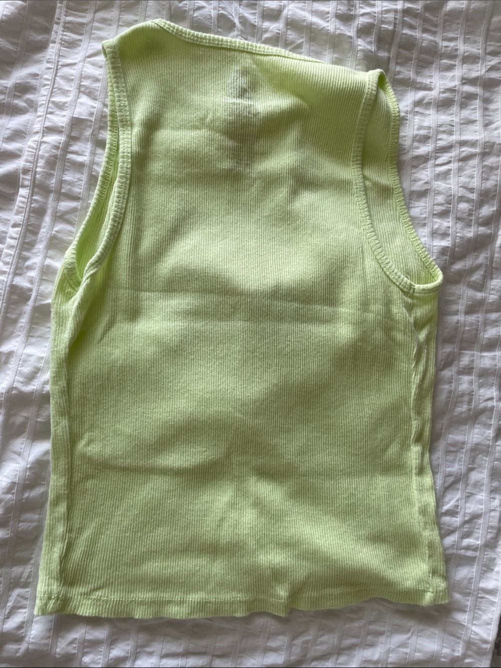 Willie Nelson Graphic Tank Top - Light Lime Green Tank S - Picture 2 of 4